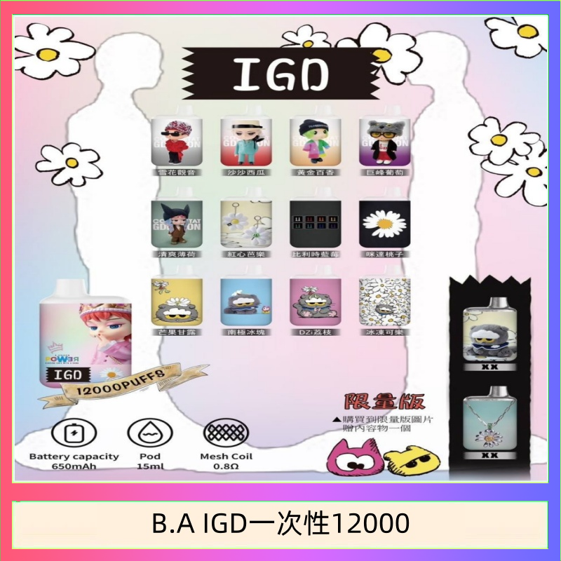 B.A IGD12000口 電子煙